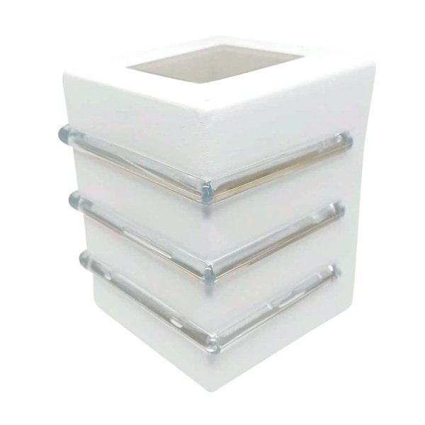 02 arandela luminaria light u 2 fachos 3 aletas interno externo g9