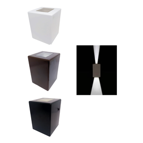 05 arandela luminaria paris 2 fachos abertos interno externo g9