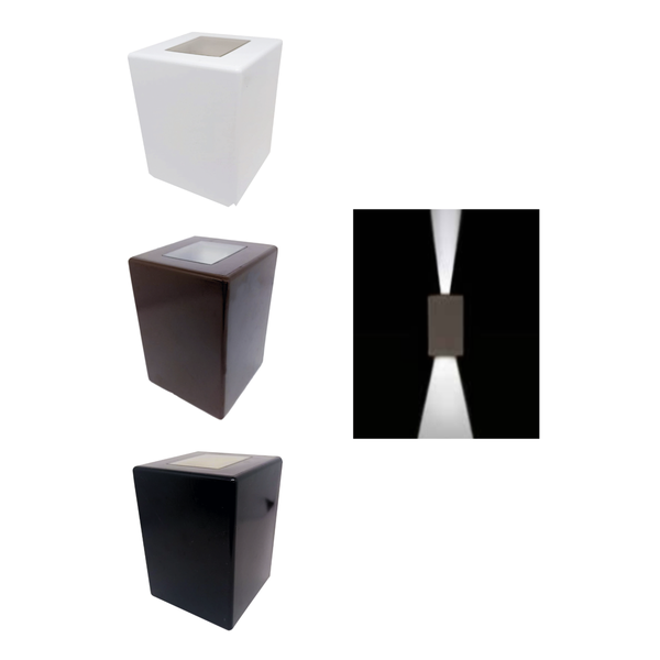 05 arandela luminaria paris 2 fachos abertos interno externo g9