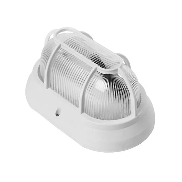 arandela com grade branca