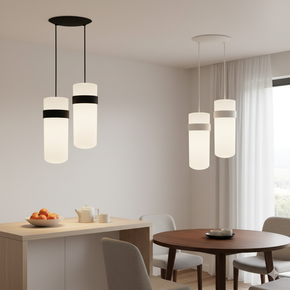 05 lustre pendente oxford duplo luminaria cozinha quarto sala