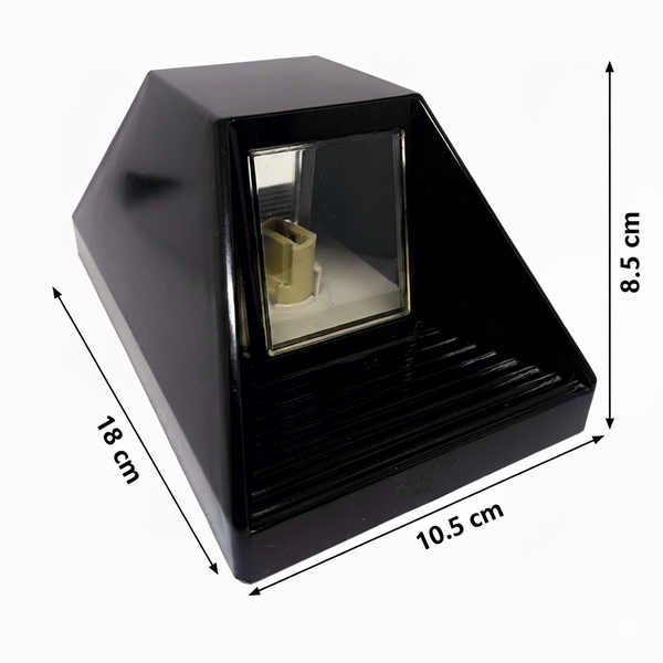 02 arandela luminaria cairo parede 2 facho interno externo muro