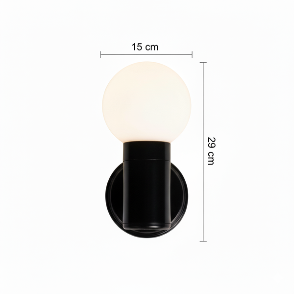 06 arandela luminaria globo luna parede muro interna externa