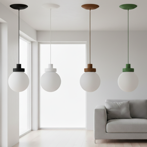 05 lustre pendente globo luna luminaria cozinha quarto sala