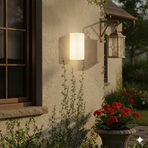 01 arandela luminaria retangular london parede muro e27